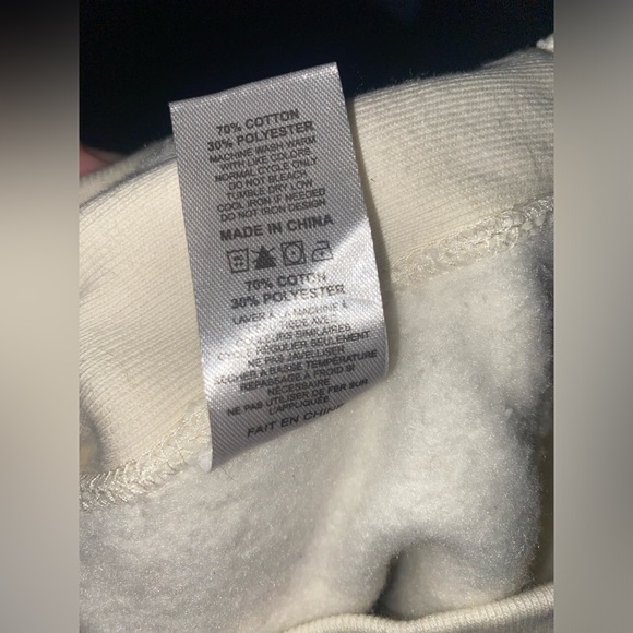 Tulane Green Wave Uscape Apparel Standard Sweatshirt - Cream NWOT (w/flaw) - Picture 9 of 11